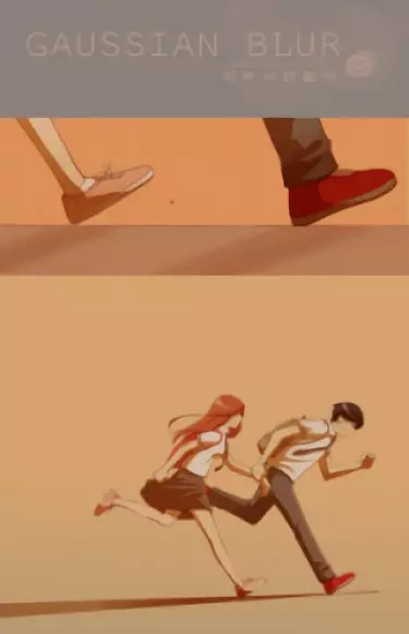 Постер Гауссово размытие