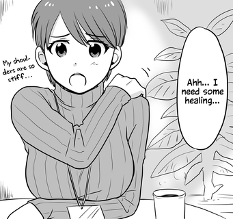 Эта офисная леди хочет обнимашек