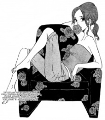 Постер Квартира с видом на небо цвета глицинии