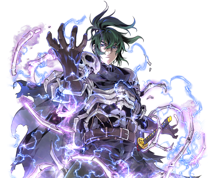 Персонаж из Сильнейший некромант с эволюционными характеристиками