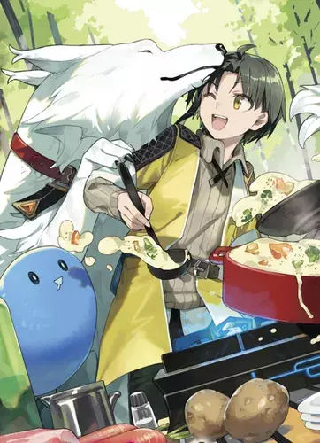 Постер Пушистик, приключения и кулинария в другом мире