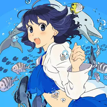 Постер Юрури, море и иногда дельфины